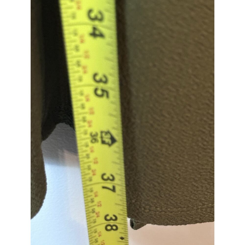 Ryan Michelle Womens Midi Dress Size1X Green Sleeveless Button Preppy NWT Ties - Picture 5 of 9